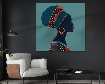 Elegance in a colourful style by Poster Art Shop