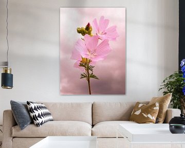 Roze Bloemen van Fayola Henderikse