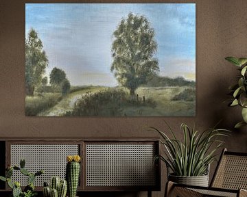 Sunset in the countryside. by marjan Bogaard