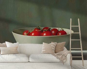 Tomaten Stilleven van Kunst Kriebels