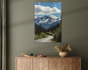 Majestueus berglandschap van Poster Art Shop