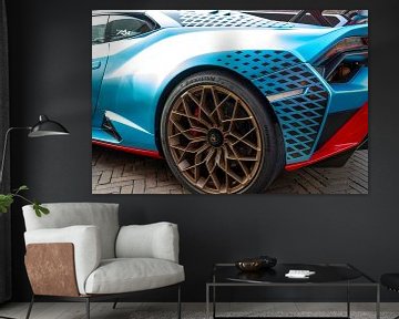 Lamborghini Huracán STO sportwagen detail