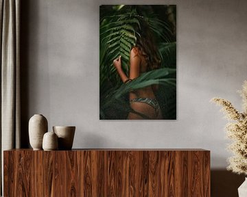 Tropical enjoyment between the leaves by Poster Art Shop