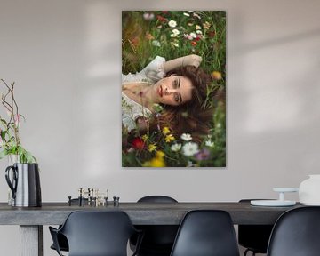 Splendeur des fleurs et doux rêves sur Poster Art Shop