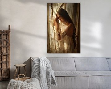 Delicate sadness in the light by Poster Art Shop