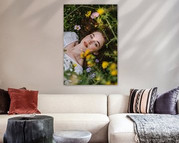 La magie des fleurs au soleil sur Poster Art Shop