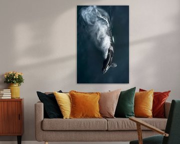 Orka's in de sprankelende oceaan van Poster Art Shop