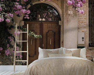 Botanical front door | Italy | Rose Flowers by Roanna Fotografie