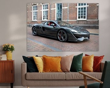 McLaren 570S sports car driving fast by Sjoerd van der Wal Photography