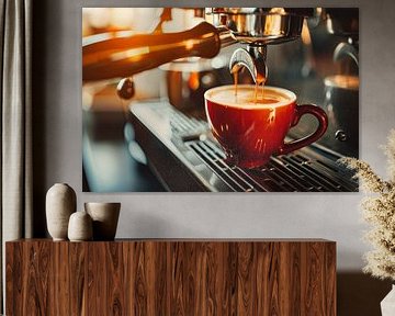 eine Tasse Kaffee oder Cappuccino