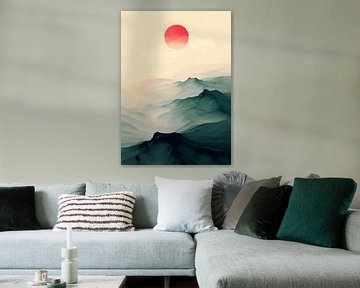 Mountain the moon by Kosan Can