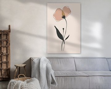 Delicate blossom in soft tones by Poster Art Shop