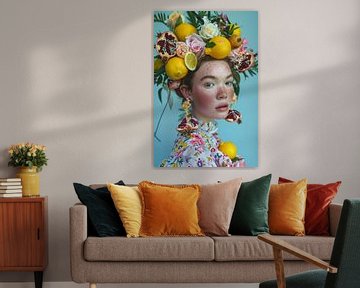 Een portret van fruitige elegantie van Poster Art Shop