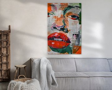 Colourful portraits and human emotions by Poster Art Shop