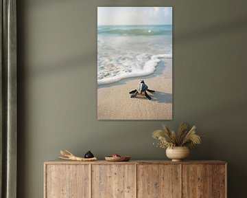 First step into the big sea by Poster Art Shop