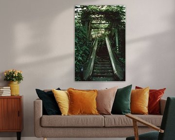 Verborgen trap op het platteland van Poster Art Shop
