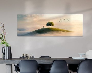 Vrede in de wolken van Poster Art Shop