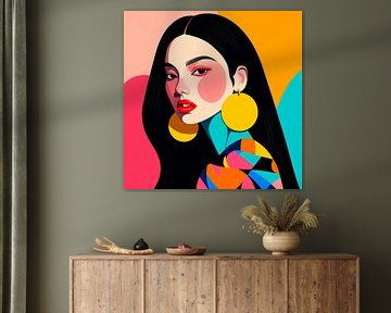 Colourful elegance of modernity by Poster Art Shop