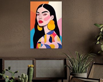 Modern beauty and creative colours by Poster Art Shop