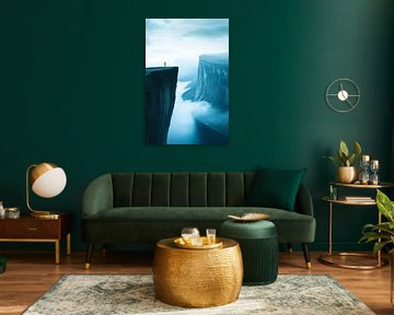 Loneliness on the precipice by Poster Art Shop