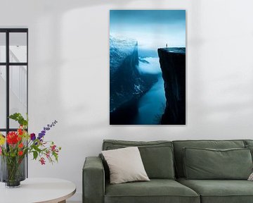 Au bord du monde sur Poster Art Shop