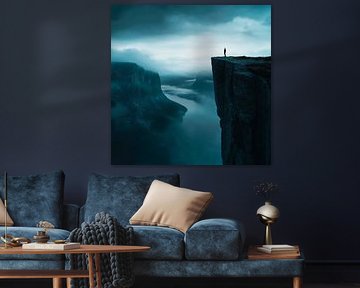 Solitaire au bord du monde sur Poster Art Shop
