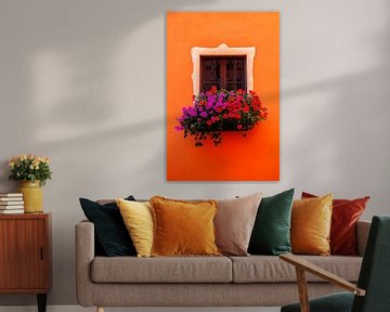 Flowering windowsill in the sunlight by Poster Art Shop
