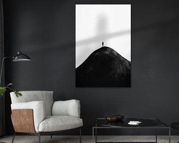 Solitaire au sommet du silence sur Poster Art Shop