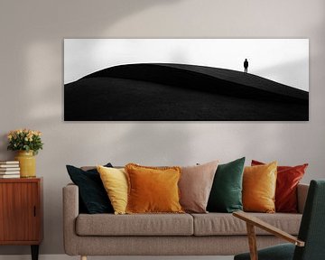 Lonely hike in the fog by Poster Art Shop