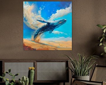 Wal in der Wüste: Ein Traumgebilde von Poster Art Shop