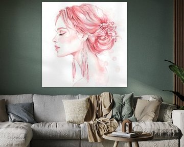 Delicate beauty in pastel colours by Poster Art Shop