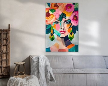 Bloemenmagie en een kleurenspel van Poster Art Shop