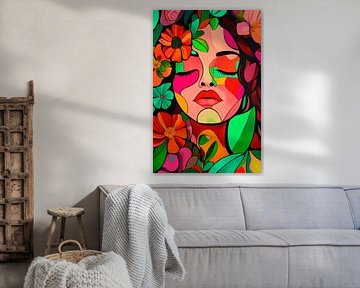 Blossoming colours of the soul by Poster Art Shop
