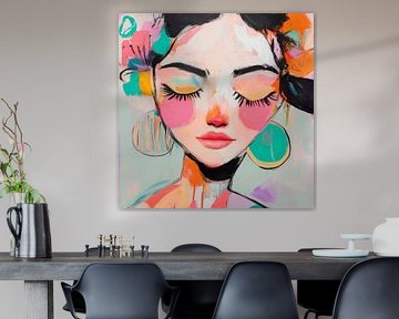 Colour play of silence by Poster Art Shop