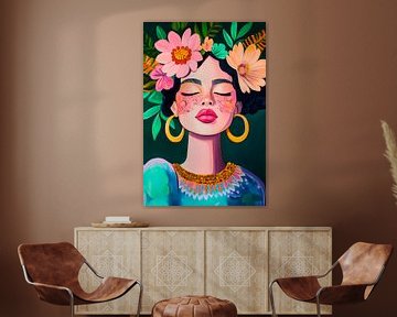 Bloemenmagie en innerlijke rust van Poster Art Shop