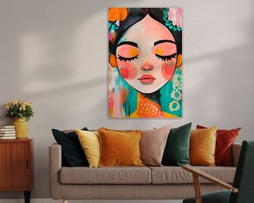 Vibrant colours of silence by Poster Art Shop