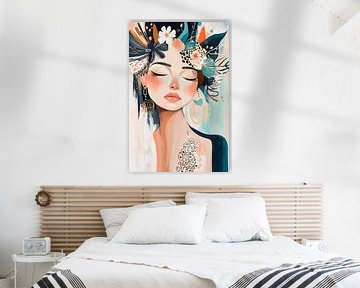 Blooming beauty in soft colours by Poster Art Shop