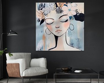 Blossoming peace and quiet beauty by Poster Art Shop