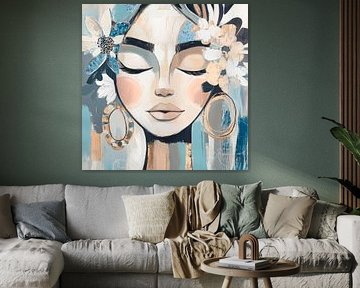 Floral elegance and tranquillity by Poster Art Shop