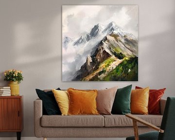 Majestueus berglandschap van Poster Art Shop