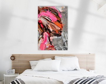 Portret in levendige kleuren van Poster Art Shop