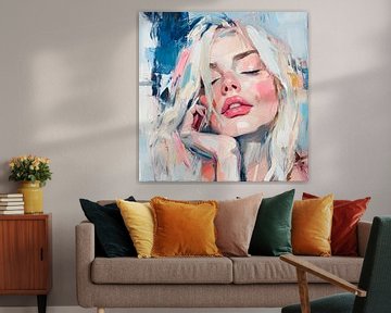 Dromerig portretontwerp van Poster Art Shop