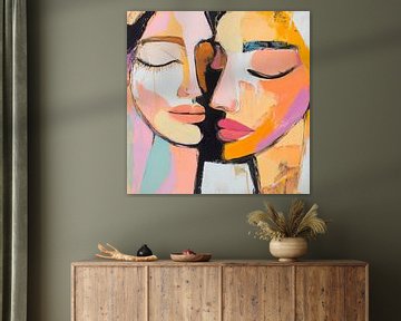 Verborgen nabijheid en tederheid van Poster Art Shop