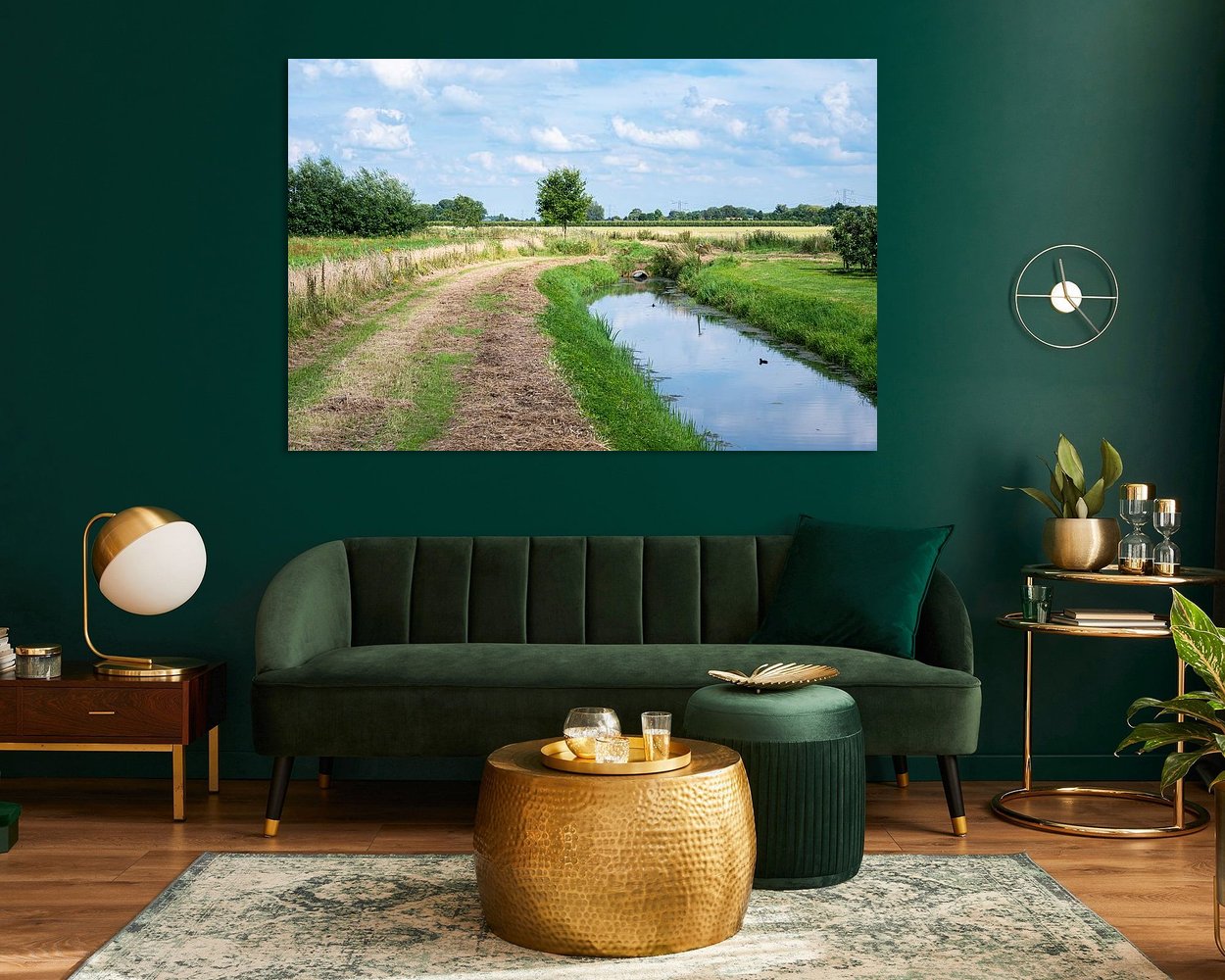 Example of the artwork in a room