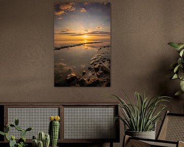 Zonsondergang vanaf de pier in Holwerd van KB Design & Photography (Karen Brouwer)