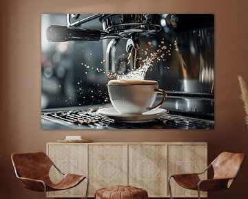 Kunst mit Kaffee