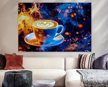 Kunst mit Kaffee