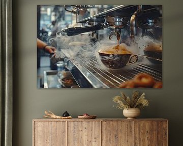 Kunst mit Kaffee