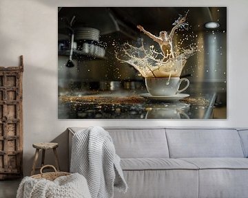 Kunst mit Kaffee