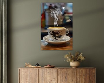 Kunst mit Kaffee